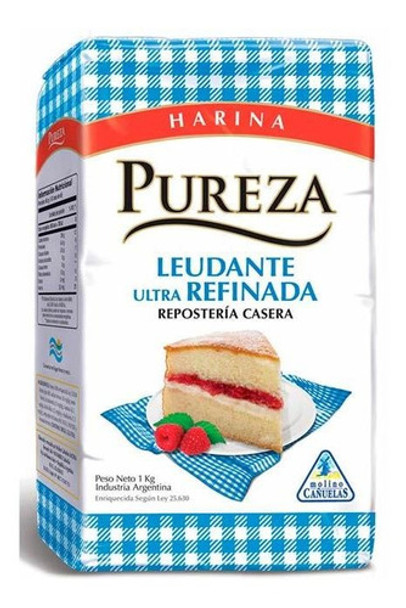 Pack X 48 Unid. Harina  Leudante 1 Kg Pureza Harinas Pro 0