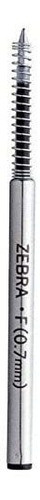 Recargas De Boligrafo Lapicera Zebra | 6-pack | Tinta Negra 0