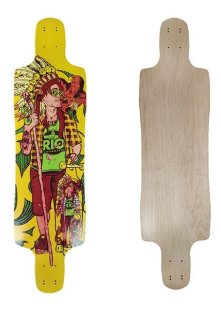 Shape Paje 38 Rio Skateboards - Maple Skate Longboard 0
