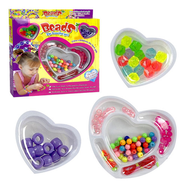Conjunto Miçangas Fabrica De Bijuterias Infantil Beads 0