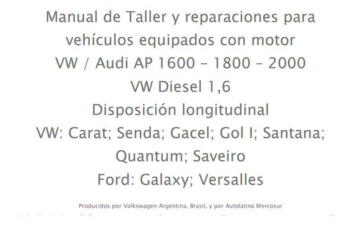 Manual Taller Vw Senda 0