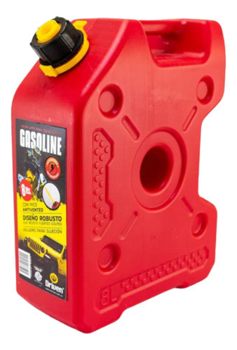 Bidón 8 Litros Chato Rojo Transporte Náuticos Driven 0