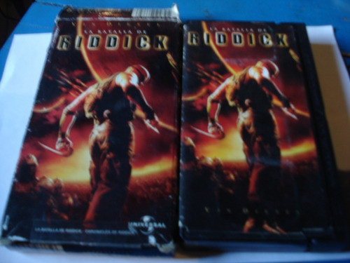 Vhs La Batalla De Riddick 0