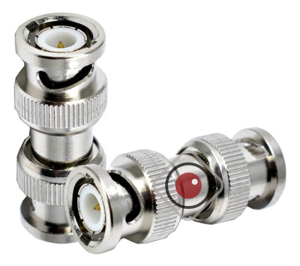 Ficha Adaptador Unión Empalme Conector Bnc Macho/macho Cctv 0