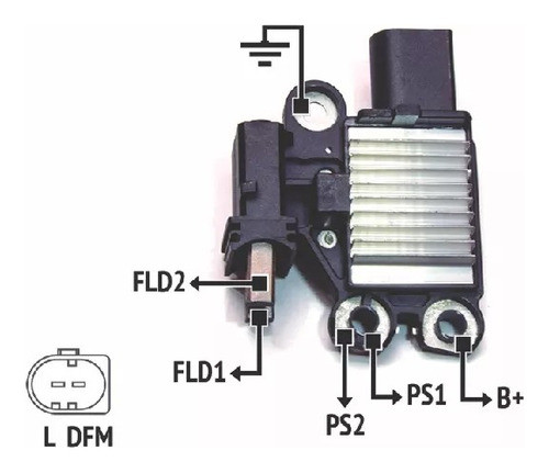 Regulador De Voltaje Alternador T.valeo Rnv 712910 0