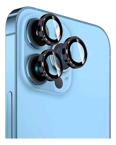 Protector Camara Para iPhone 13 Pro/pro Max Round Negro 0