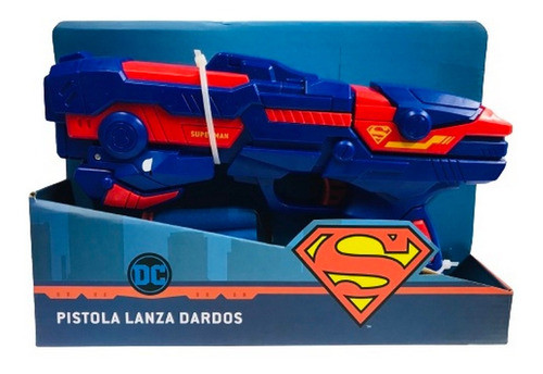 Pistola Lanza Dardos Superman Dc Original Ar1 52816 Ellobo 0