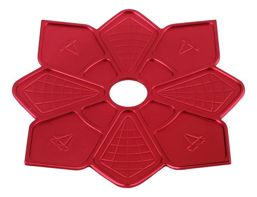 Prato Grande Diamond Hookah - Vermelho 0