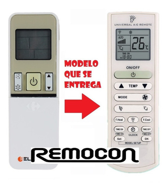 Control Remoto Aire Acondicionado P/ Split Electra Configur. 0 Control Remoto Aire Acondicionado P/ Split Electra Configur. 0