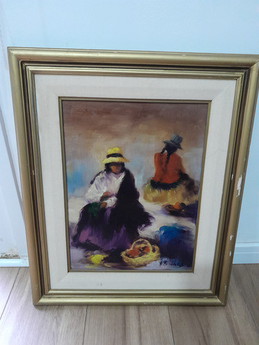 Cuadro Oleo Sobre Tela Binaghi 0