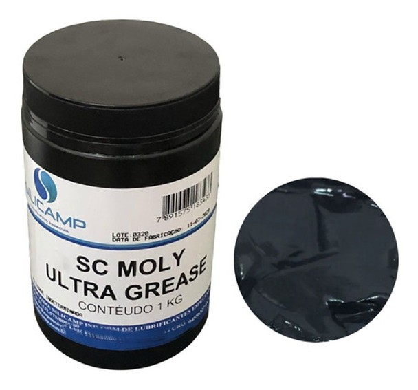 Graxa Molibdênio Longa Vida  Alta Temperatura Moly Ultra 1kg 0