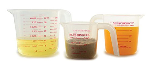 Taza Medidora De Plástico Con Capacidad Para 4 Tazas Norpro 0