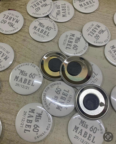 Imanes Personalizados 5,5 Cm X 100 Unidades 0