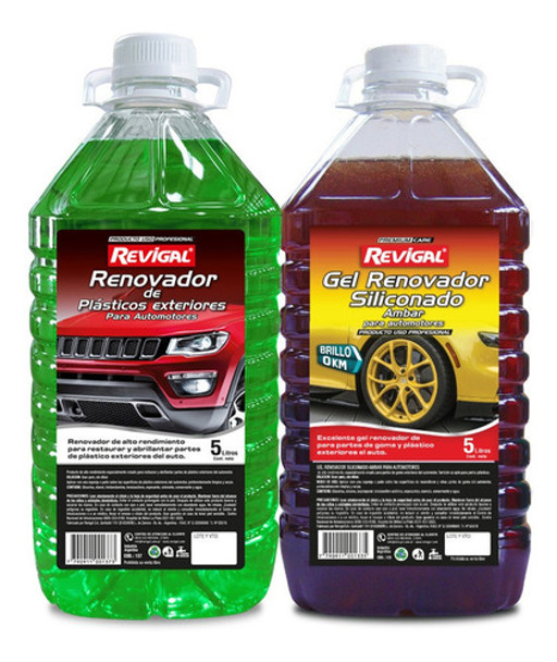 Renovador Plasticos Exteriores Y Gel Renovador Revigal 0