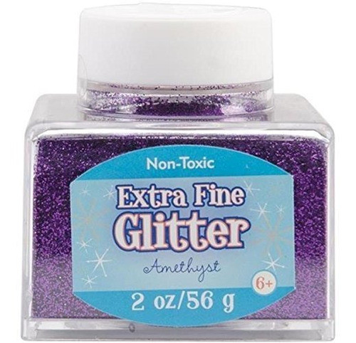 Sulyn Amatista Extra Fina Purpura Apilador Glitter Tarro 2 O 0