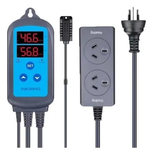 Higrostato Inkbird Ihc-200 Controlador De Humedad Cultivo 0