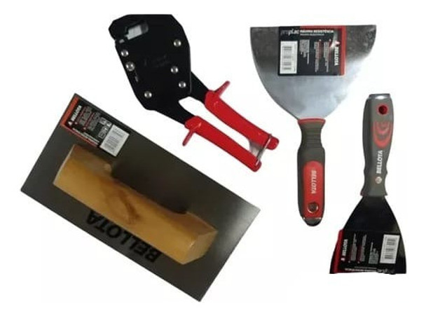 Punzonadora Kit Espatulas Y Llana Durlero Inoxidable Bellota 0