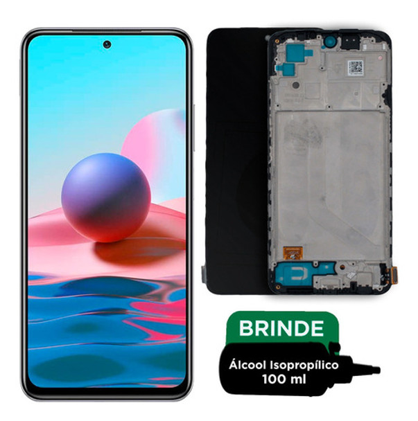 Tela Display Compatível Frontal Redmi Note 10 E 10s C/aro 0