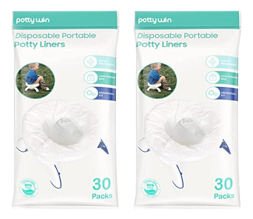 [60 Unidades] Forros Desechables Para Orinal 0
