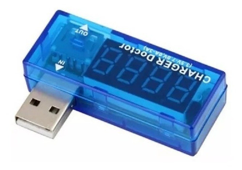 Detector De Tensão E Corrente Usb Testador Portátil - 0