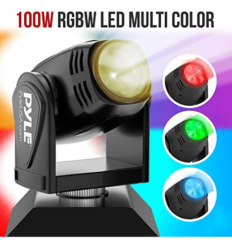 Pyle Rotating Moving Stage Light Para Dj Profesional Show Pe 0