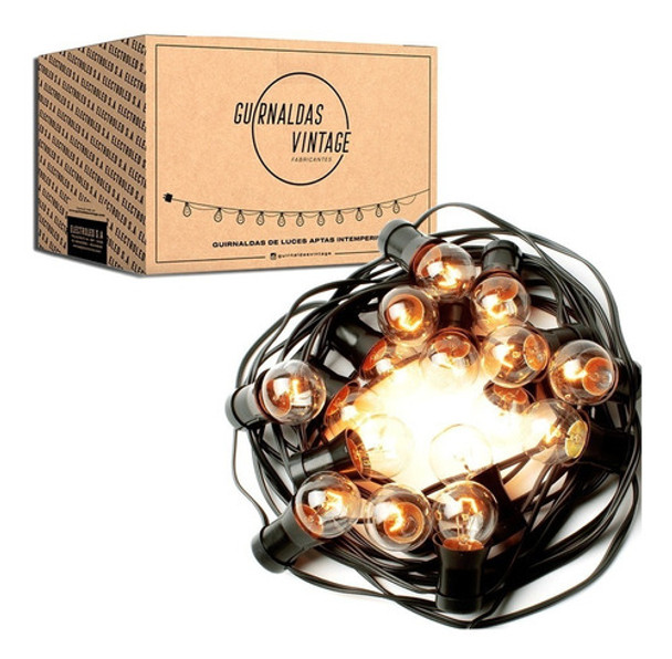 25mt Guirnalda Luces Intemperie Retro Vintag Entr. Inmediata 0