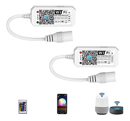 Paquete De 2 Controladores Inalámbricos Wifi Inteligentes, C 0