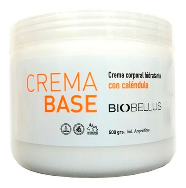 Biobellus Crema Base Para Masajes Hidratante Calendula 500gr 0