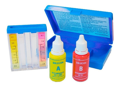 Test Kit Laboratorio Ph Y Cloro Vulcano Cod. 134100 0