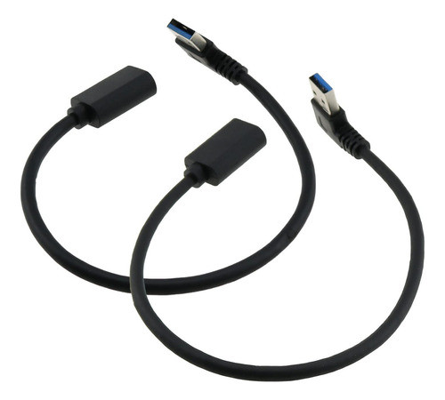 Meetoot 2 Cables De Extensin Usb 3.0 De Ngulo Recto De 90 Gr 0