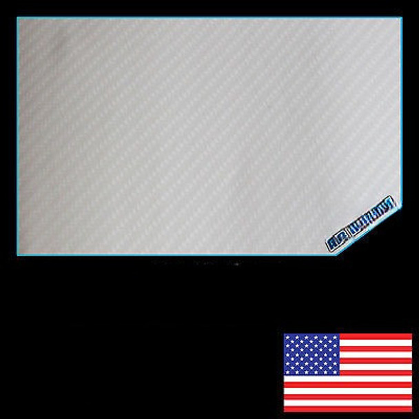 60  X 60  4d Blanco De Fibra De Carbono Vinilo Diy Vehículo 0