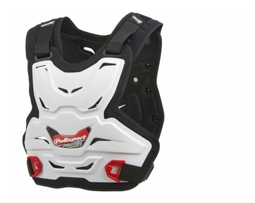 Pechera Polisport Phantom Blanca Con Porta Numeros 0