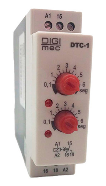 Rele De Tempo Eletrônico Cíclico 6 Segundos Dtc-1 Digimec 0