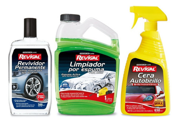 Shampoo Hidrolavadora Revividor Y Autobrillo Revigal 0
