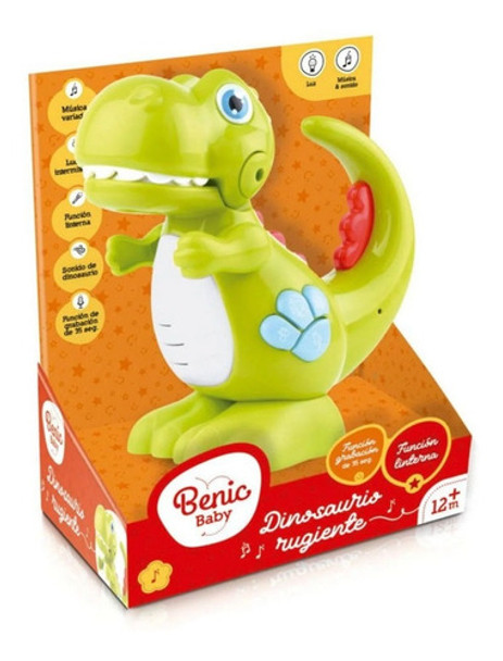 Dinosaurio Interactivo Funcion Linterna Y Grab De Audio C 0