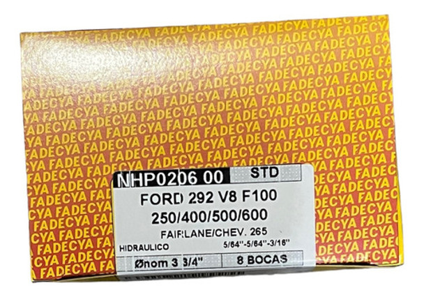 Juego De Aros Recambio Ford F100 V8 Hidráulicos * 040 * 0 Juego De Aros Recambio Ford F100 V8 Hidráulicos * 040 * 0