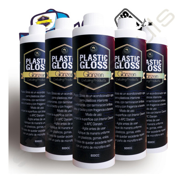 Glänzen Detailing Products | Plastic Gloss | 500ml 0 Glänzen Detailing Products | Plastic Gloss | 500ml 0