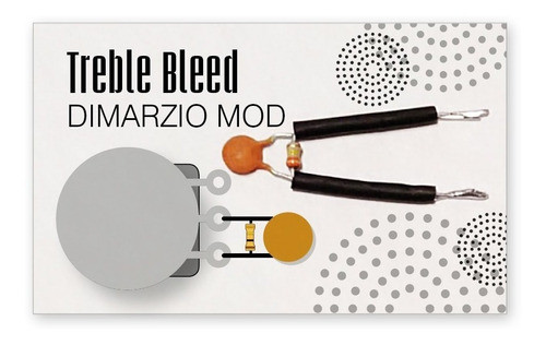 Kit Treble Bleed Dimarzio Mod 0