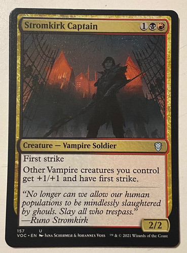 Cartas Magic Stromkirk Capitan - Creature Vampire Mtg Nps 0