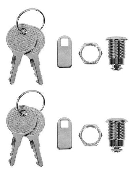 Rv Com Fechadura De Encaixe Cam Lock, 2 Conjuntos 0