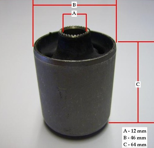 Buje De Parrilla Elastico Trasero P/del (2) Wuling 1000 0