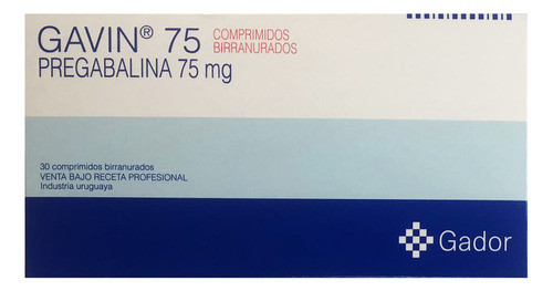 Pregabalina Gavin X 75 Mg X 30 Comprimidos 0