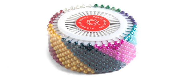 Alfileres Cabeza Perlado De Colores 12 Rosetas 40 Unid C/u 0 Alfileres Cabeza Perlado De Colores 12 Rosetas 40 Unid C/u 0