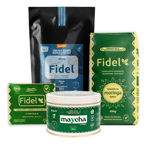 Pack Fidel Yerba Mate Orgánica 0