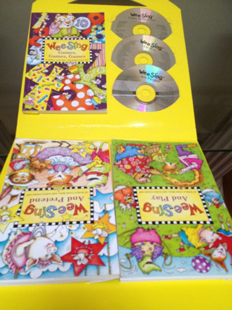 Coleccion X3 Libros Y X3 Cds Wee Sing En Ingles Americano 0