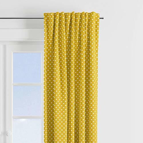 Bacati Pin Lunares Cortina Panel Amarillo 0