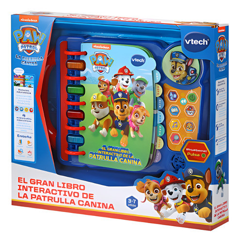 Paw Patrol Libro Interactivo Patrulla Canina Vtech 0