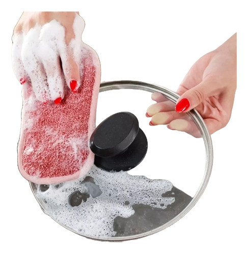Esponja De Cocina Multiusos Diseño Durable Baño Limpiador 0