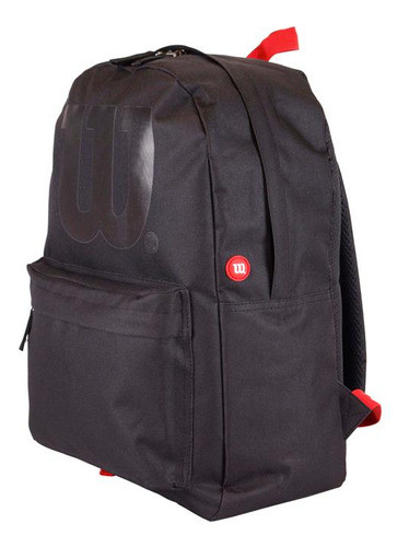 Mochila Casual Wilson Poliéster Preto 0