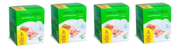 Kit 4 Absorvente Para Seios Bellacotton Super Conforto C/30 0 Kit 4 Absorvente Para Seios Bellacotton Super Conforto C/30 0